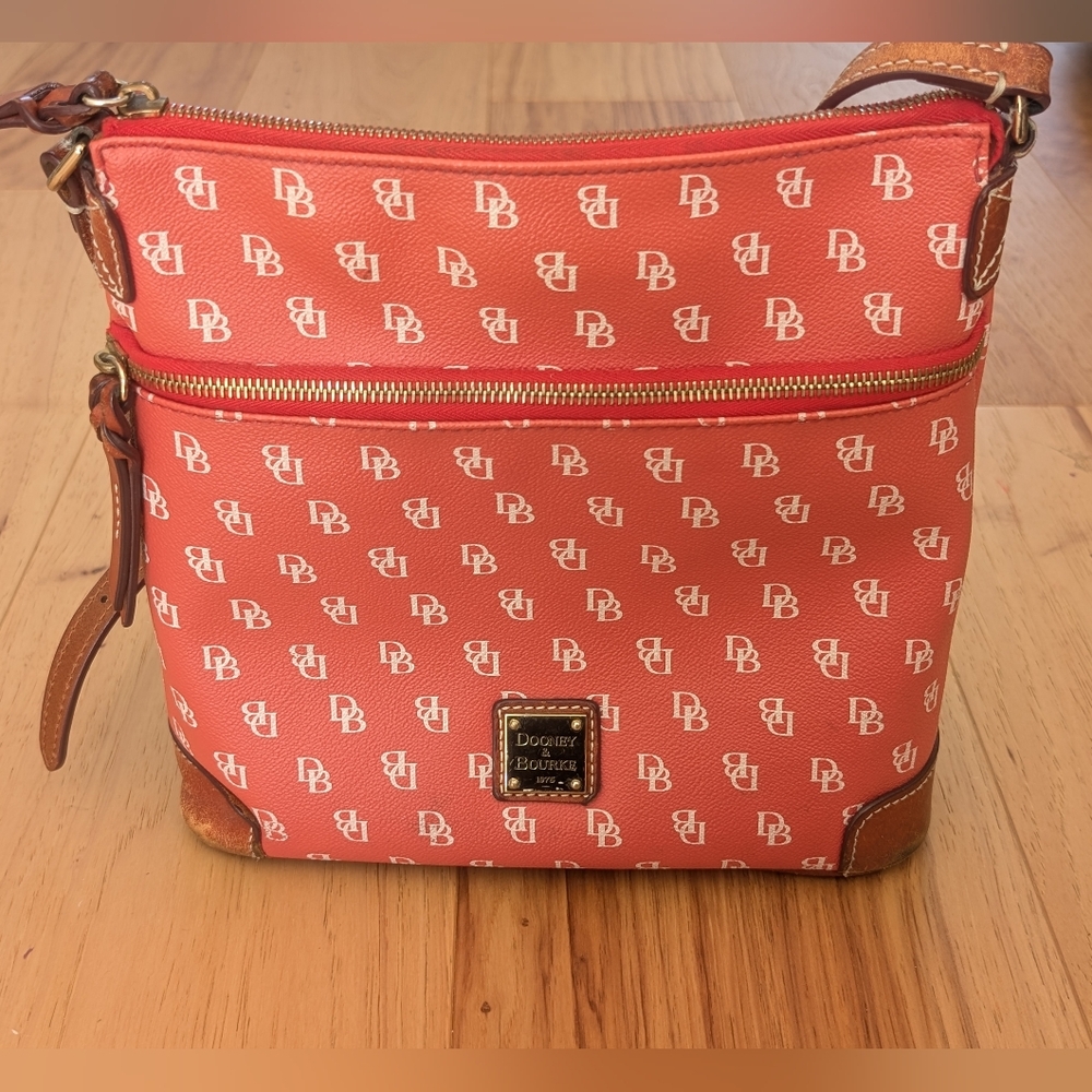 Dooney & Bourke Coral Logo Crossbody Bag